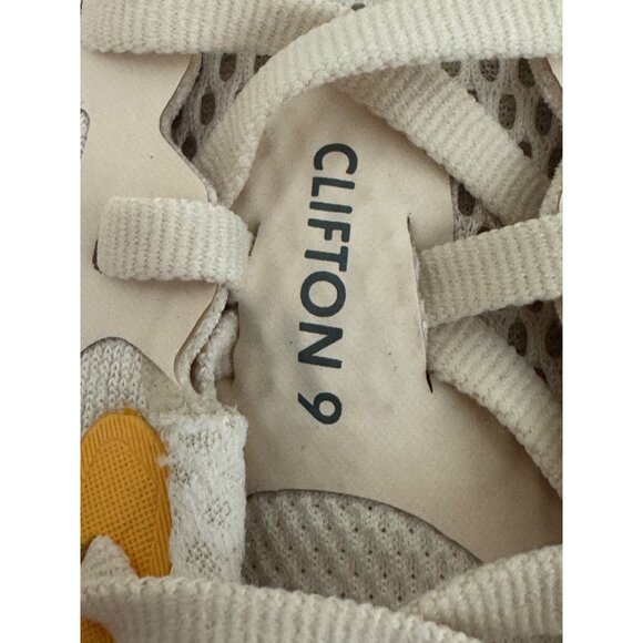 Hoka Cream and Orange Athletic Shoes - Picture 10 of 13